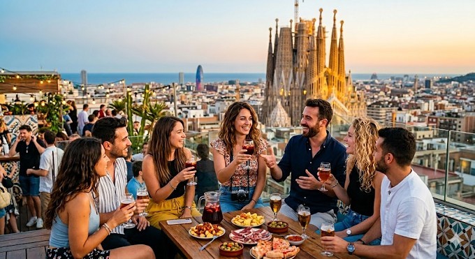 <h1>BARCELLONA PER SINGLE</h1><h3><span class="grey" style="color: #ffffff;">Dal 16 al 20 Agosto 2026&nbsp;</span><br /><span class="grey" style="color: #ffffff;">5 Giorni - 4 Notti - &euro; 699</span></h3><br><div class='btn'><a href='https://www.duemoriviaggi.it/viaggi-di-gruppo/barcellona-per-single/'>SCOPRI</a></div>